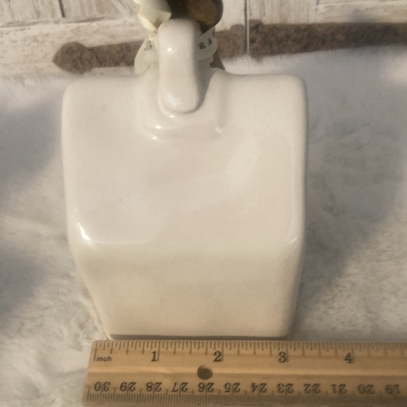 Rae Dunn Salt Pig with Wooden Spoon - Picture 8 of 10